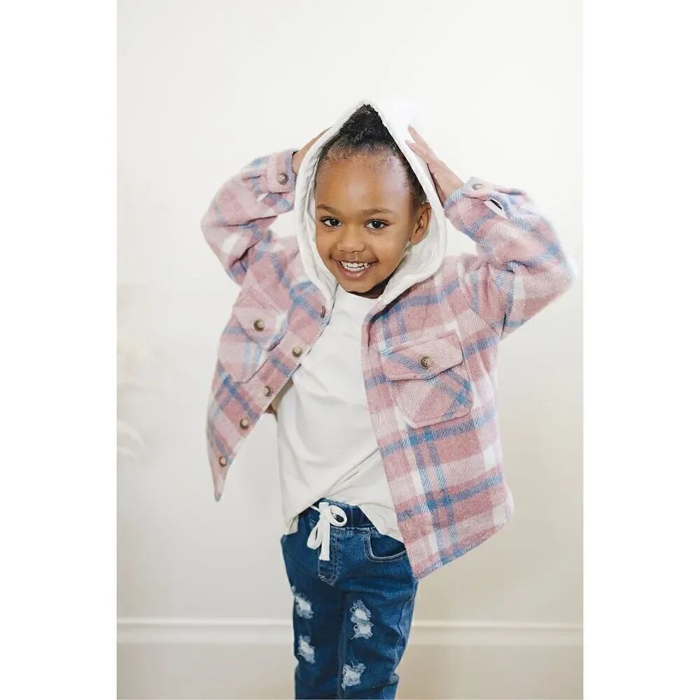 Olive and Scout FORREST JACKET - Pink 3-6M